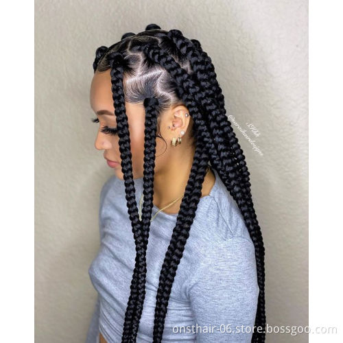 Crochet Braiding hair 41 inch Jumbo Extensions Synthetic Braid Hair Extensions For Women Ombre Two Tone Color colored hair wicks